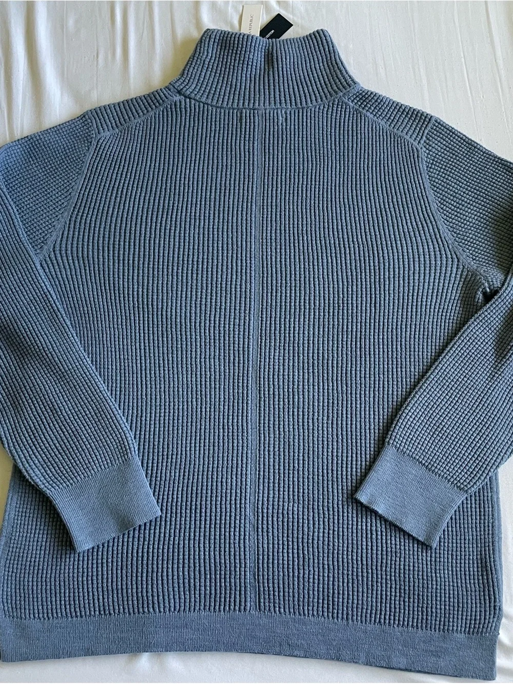 Banana Republic Slate Blue Turtleneck Knit Sweater
